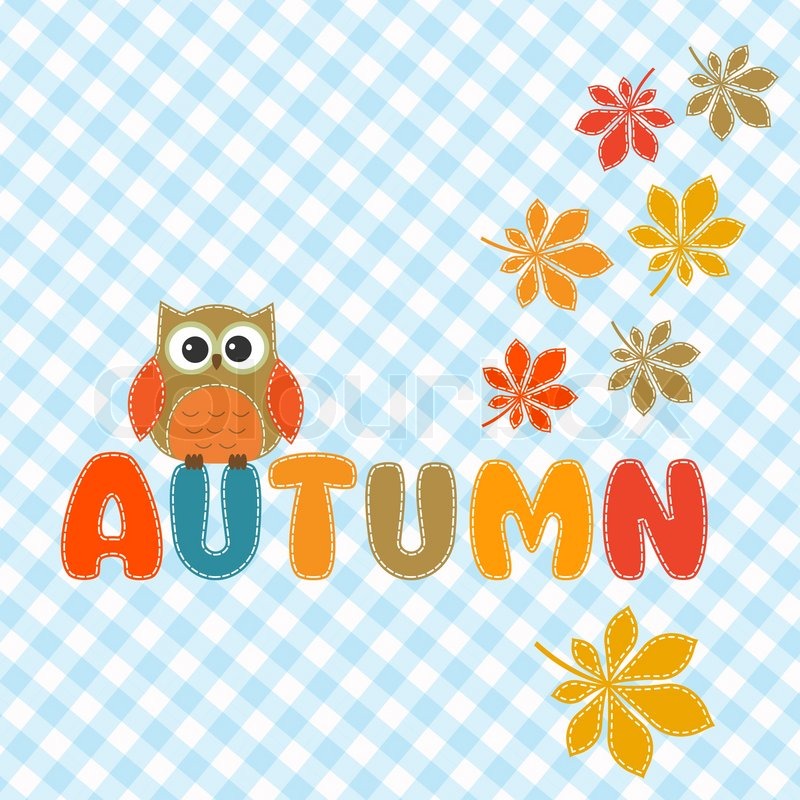 800x800 Art, Autumn, Banner,bird, Brown, Card, Stock Vector Colourbox - Fall Season Drawings
