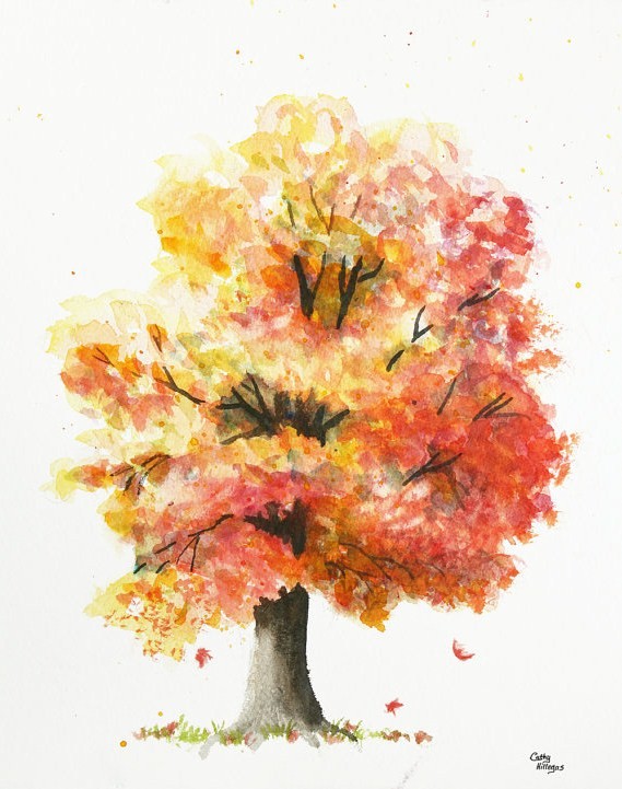Fall Tree Drawing at Explore collection of Fall