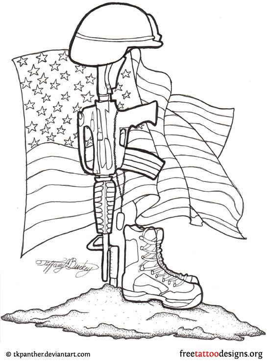 547x740 Fallen Soldier Drawing Memorial Tattoos Don't Have To Patterns - Fallen Soldier Drawing