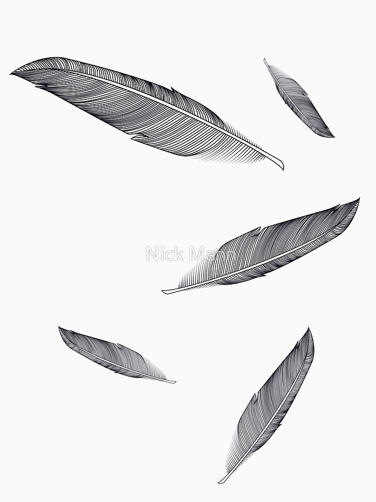 Falling Feather Drawing at PaintingValley.com | Explore collection of