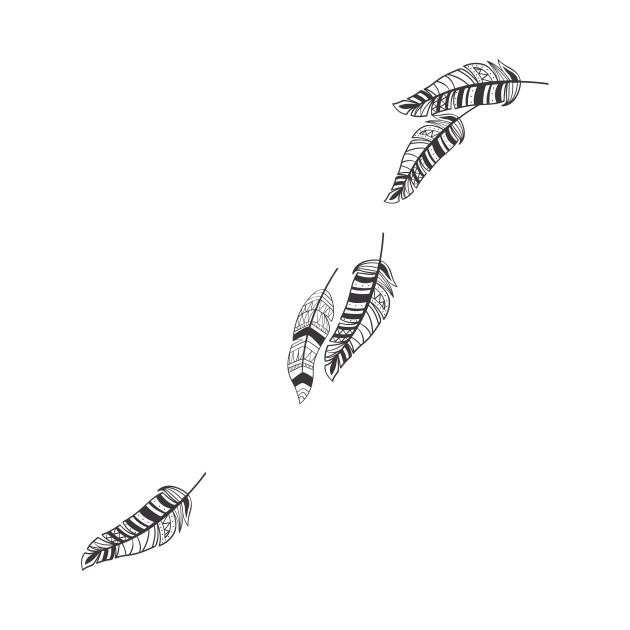 630x630 feathers falling - Falling Feather Drawing