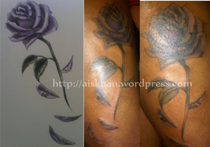 838x589 falling ayesha khan - Falling Rose Petals Drawing