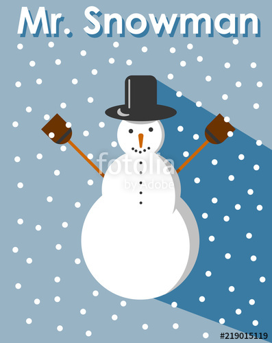 Falling Snow Drawing