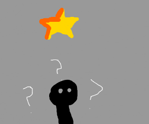300x250 the mystery of the boy,fish and a falling star drawing - Falling Star Drawing