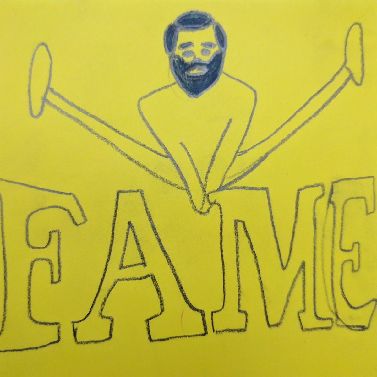 1200x1200 Will Bentinck On Twitter This Is Drawing Of Me - Fame Drawing