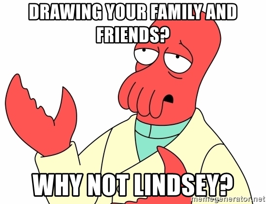 548x420 Drawing Your Family And Friends Why Not Lindsey - Family And Friends Drawing