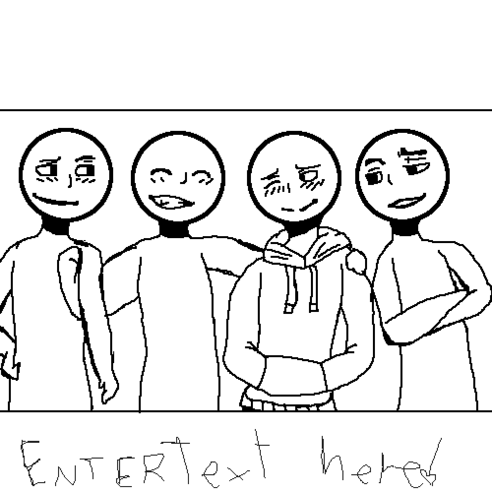 1000x1000 Pixilart - Family And Friends Drawing