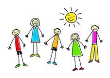 226x160 Best Kids Drawings Images Drawing For Kids, Kid Drawings - Family And Friends Drawing