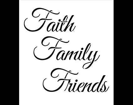 425x336 Faith Family Friends - Family And Friends Drawing