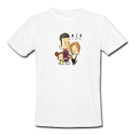 190x190 The Ace Family Cartoon Drawing T Shirt Men's Organic T Shirt - Family Cartoon Drawing