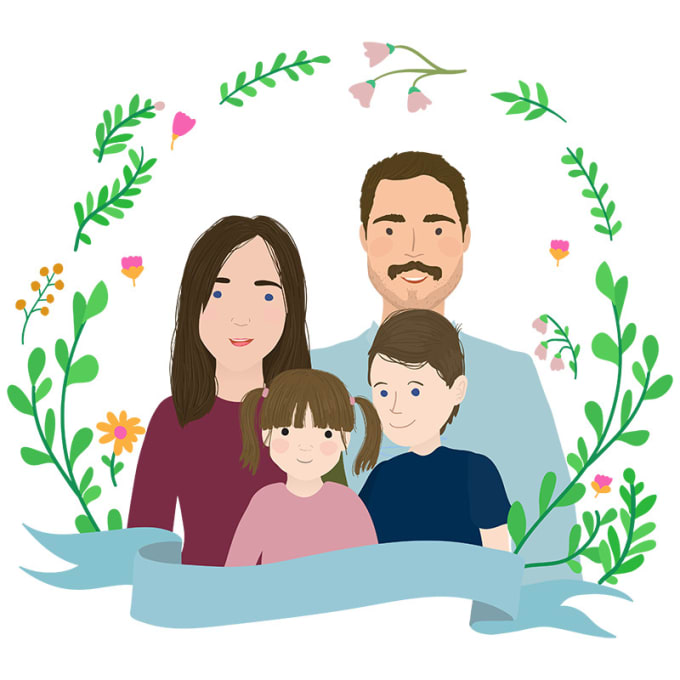 Family Cartoon Drawing at Explore collection of