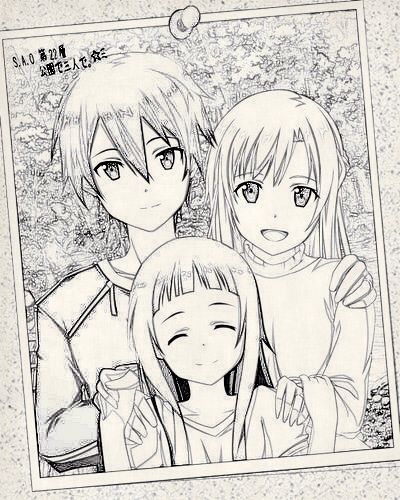 400x500 Cute Anime Family Drawing Anime Collection - Family Drawing