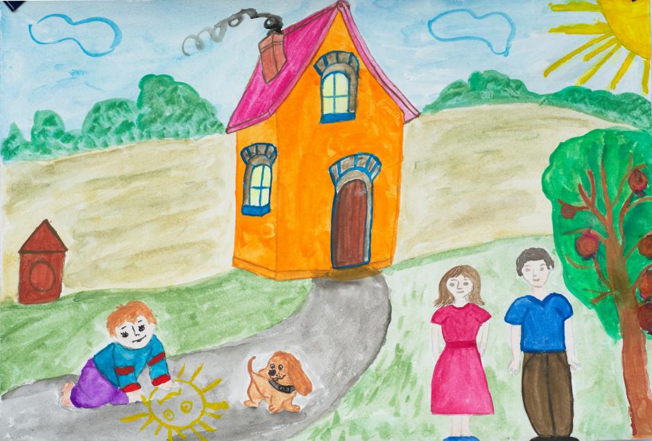 940x636 my family countries world drawings pictures drawings ideas - Family Drawing Cartoon