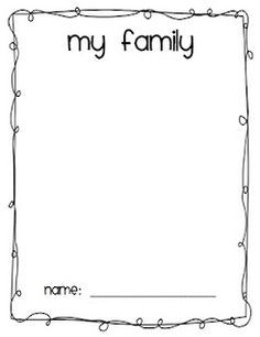 236x306 my family drawing print out newcomer curriculum preschool - Family Drawing For Preschoolers