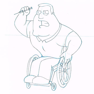 400x400 acme archives direct shop star wars, fox and power rangers art! - Family Guy Drawings