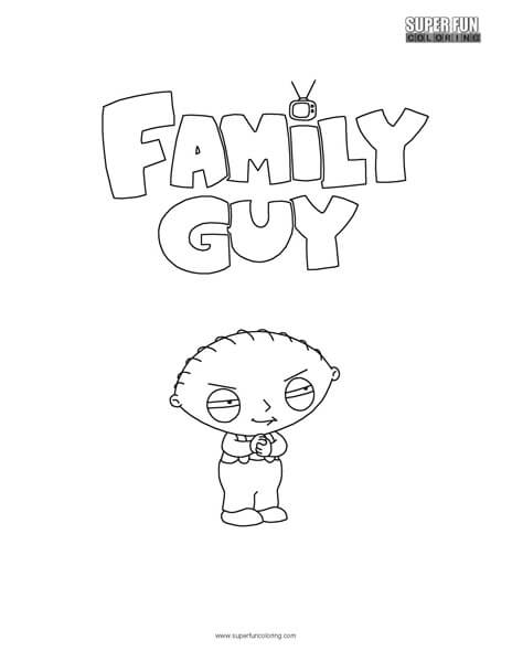 464x600 family guy stewie griffin coloring sheet - Family Guy Stewie Drawing
