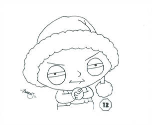 305x250 Christmas - Family Guy Stewie Drawing