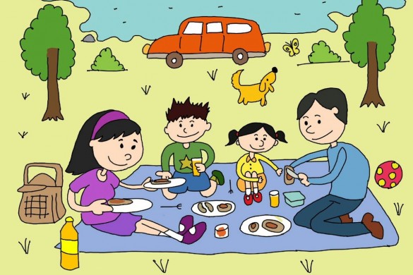 585x390 Winning Picnics Exotic Our Drawing Challenge - Kinship Picnic Drawing