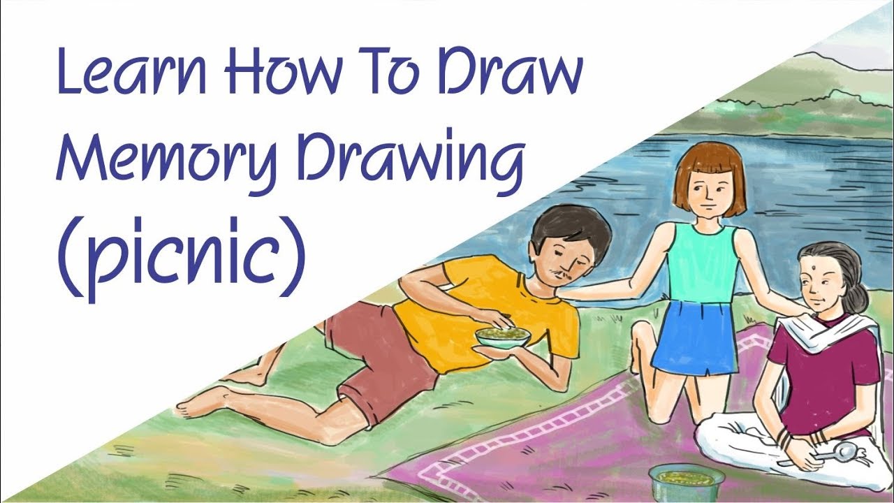 1280x720 Learn How To Take Memory Drawing - Family Child's play Drawing