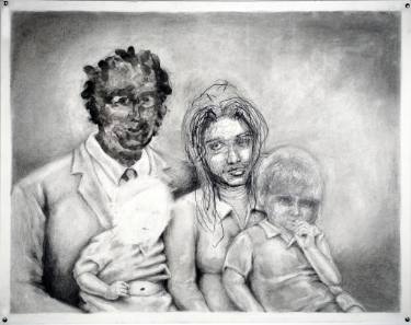 375x297 Family Portrait Drawing - Family Portrait Drawing