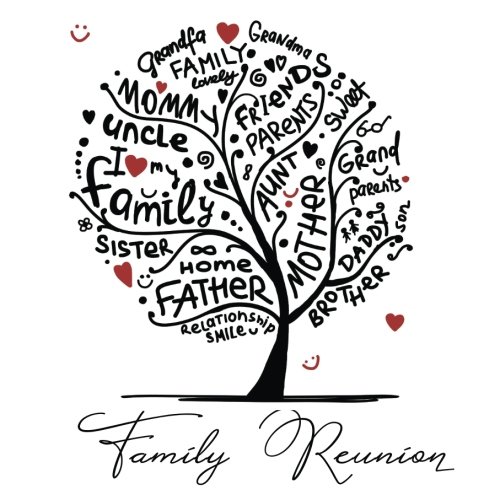 500x500 Family Reunion Guest Books For Parties - Family Reunion Drawing