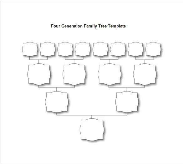 585x525 Family Tree Diagram Template - Family Tree Drawing