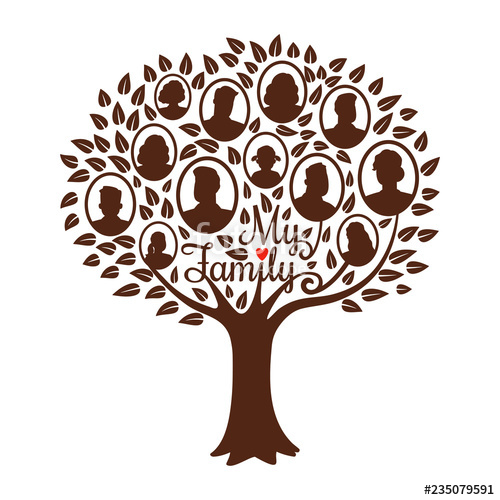 Family Tree Drawing Free at PaintingValley.com | Explore collection of ...