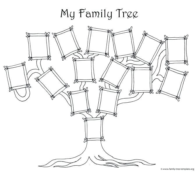 670x590 Medium To Large Size Of Simple Family Tree Template Print Free - Family Tree Drawing Free