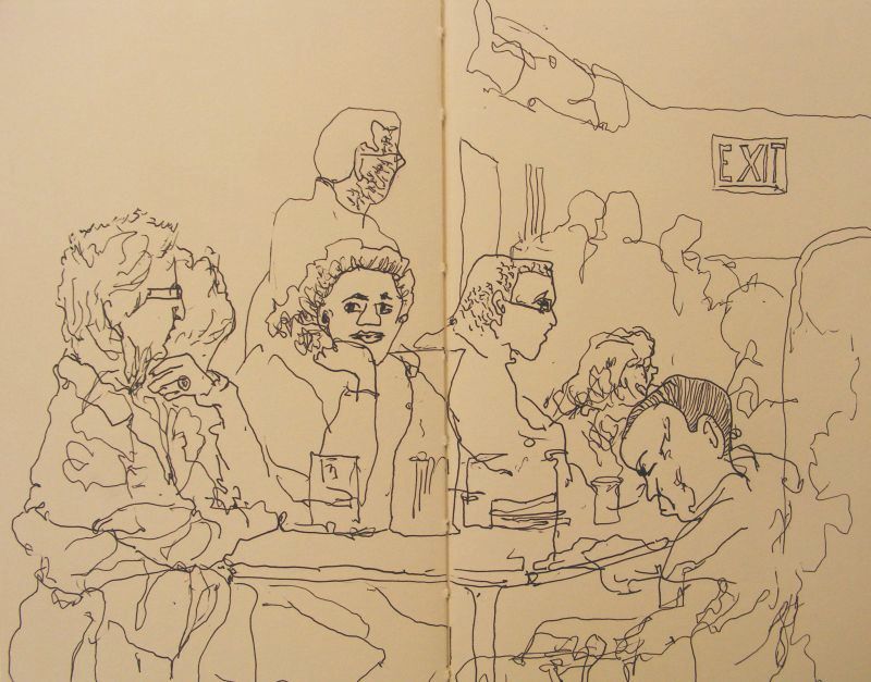 800x627 On More Contour Drawings Praeterita - Famous Contour Drawings