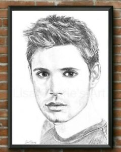 239x300 jensen ackles drawing, supernatural, celebrity, actor, famous - Famous People Drawing