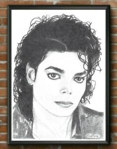 236x300 michael jackson drawing,musician,celebrity art,famous people,mj - Famous People Drawing