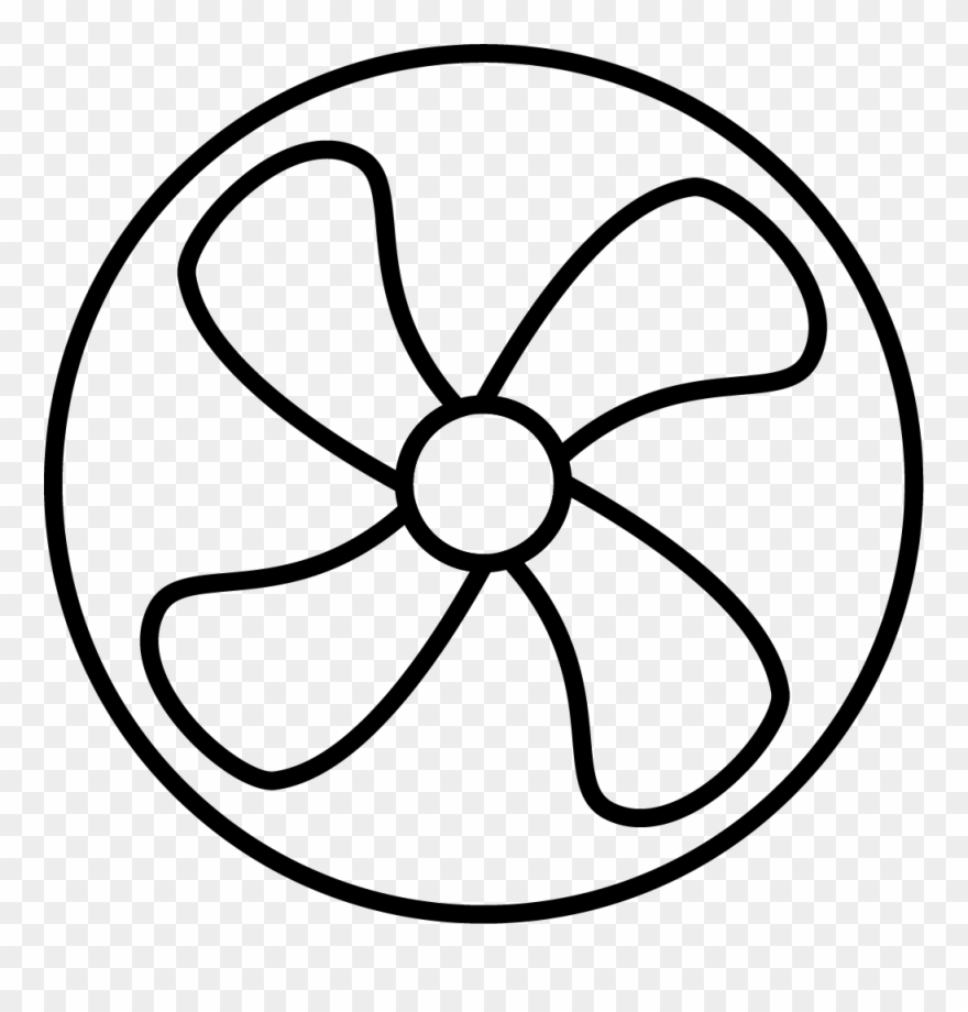 880x920 Graphic Download Black And White Clipart Fan - Fan Drawing