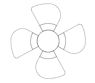 332x289 Modeling A Fan Blade - Fan Drawing