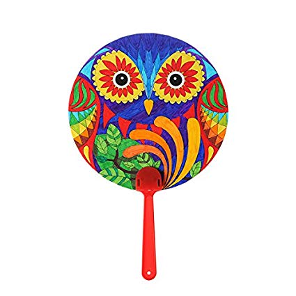 425x425 new concepts diy animals mini fan program paper kit - Fan Drawing