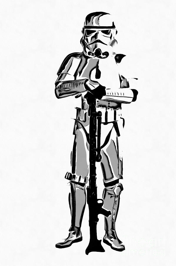 598x900 Star Wars Stormtrooper Graphic Novel Fan Art Drawing Digital Art - Fan Drawing
