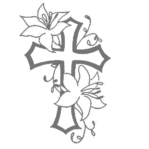 500x500 Quan Drawings, Cross Drawing, Art - Fancy Cross Drawing