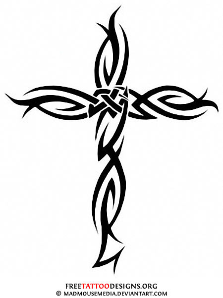 450x602 Wooden Cross Drawing - Fancy Cross Drawing