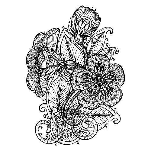 Fancy Flower Drawing at Explore collection of