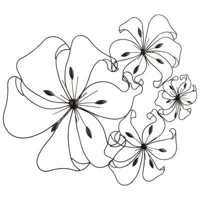 400x400 fancy flower wall art home accessories - Fancy Flower Drawing