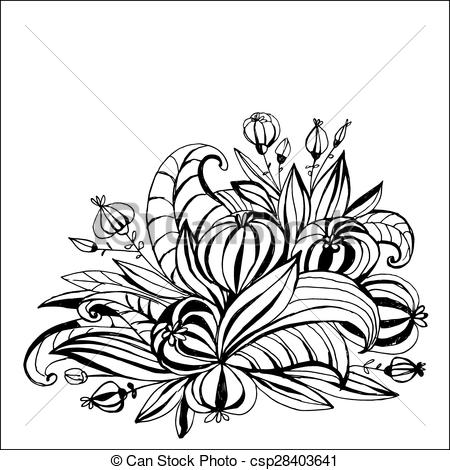 450x470 fancy flowers - Fancy Flower Drawing