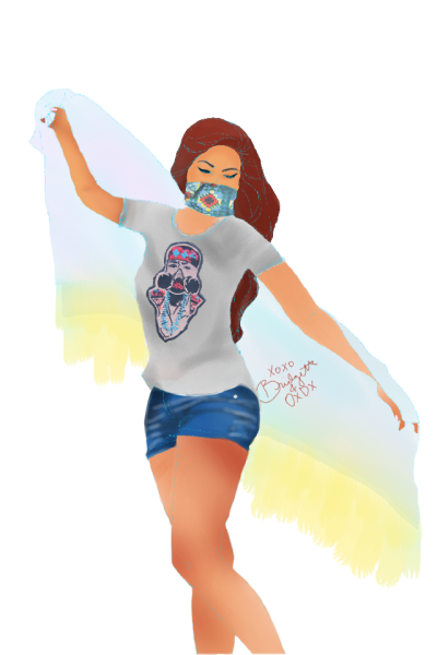 400x600 Fancy Shawl Tumblr - Fancy Shawl Dancer Drawing