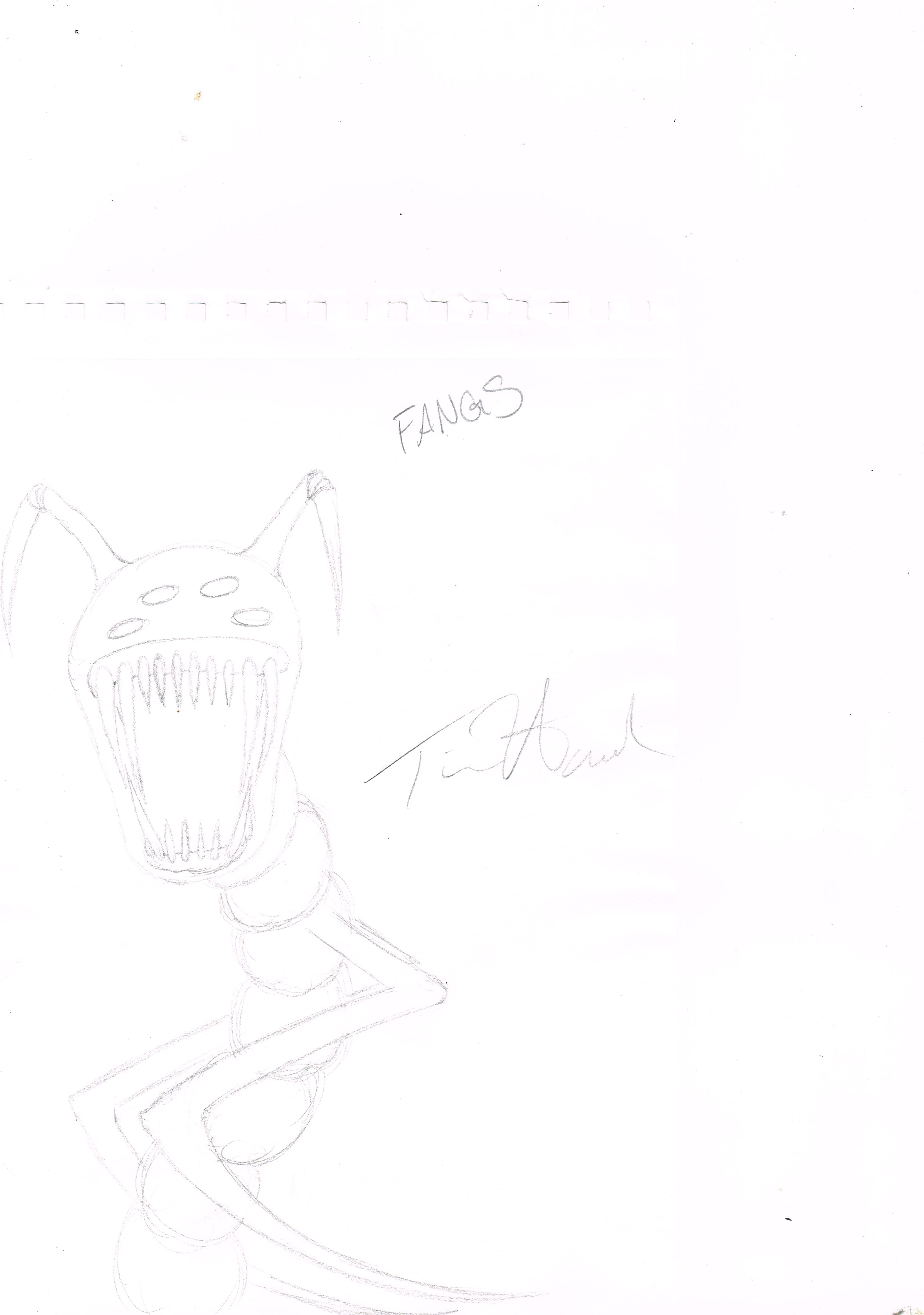 3435x4887 Fangs - Fangs Drawing