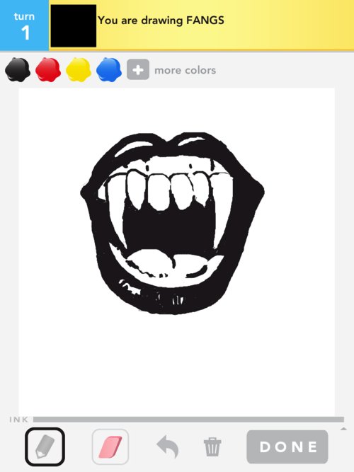 500x667 Fangs Drawings - Fangs Drawing