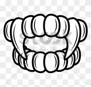 320x307 Fang Drawing Mouth - Fangs Drawing