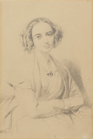 313x470 Fine Portrait Drawing Of Fanny - Fanny Drawing