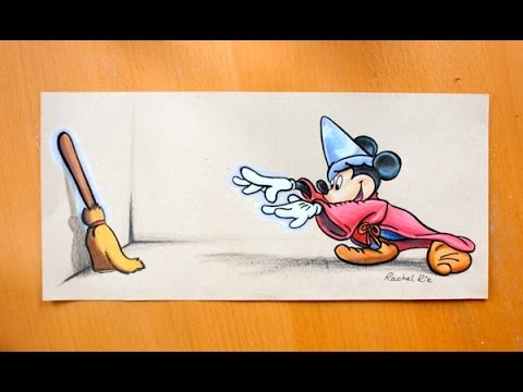 480x360 Drawing Disney's Fantasia Mickey Mouse!! - Fantasia Drawings