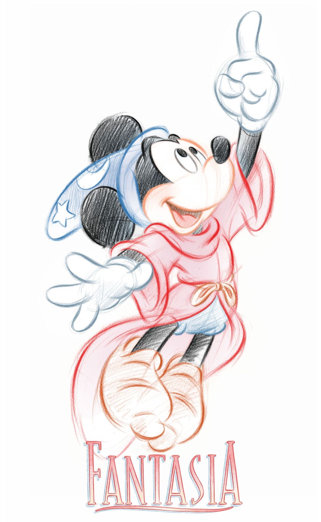 1093x1779 Fantasia Mickey - Fantasia Drawings