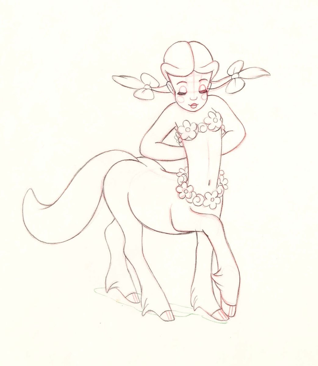 1043x1200 Traditionalanimation On Twitter Fantasia Centaurettes Centaur - Fantasia Drawings