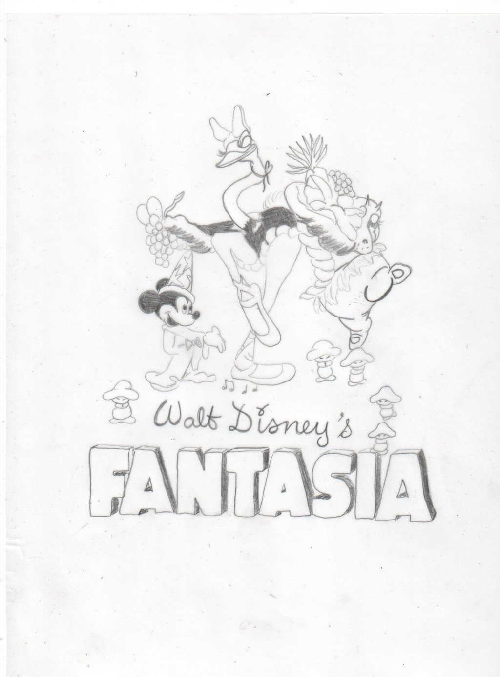 1024x1386 Pixie Drawing - Fantasia Drawings