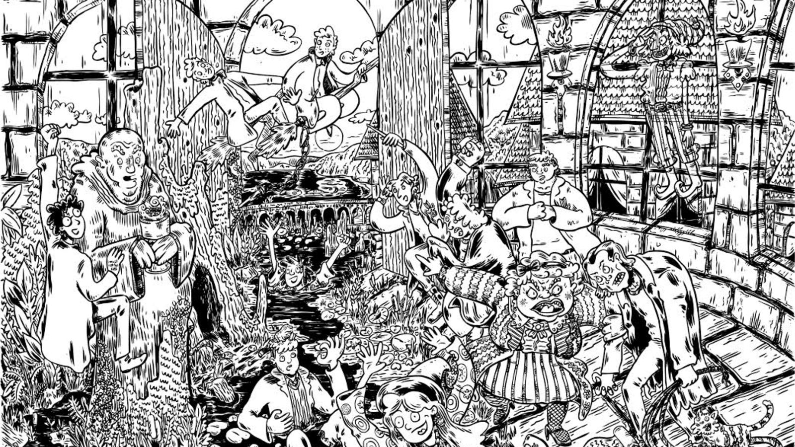 1600x900 can you spot all the geeky details in these fantastic drawings - Fantastic Drawing